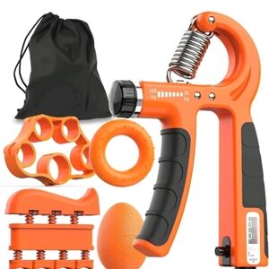 Orange Hand Grip Strengthener Set